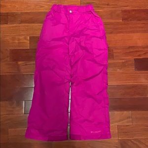 Girls Snow pants by Columbia